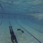 Entrainement apnée en piscine à Biarritz (Côte Basque)